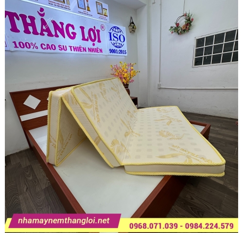 Nệm cao su Thắng Lợi Gold Latex gấp 3