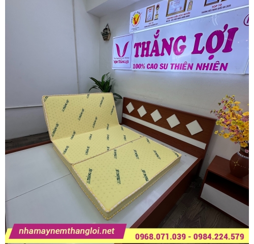 Nệm cao su non Thắng Lợi gấp 3